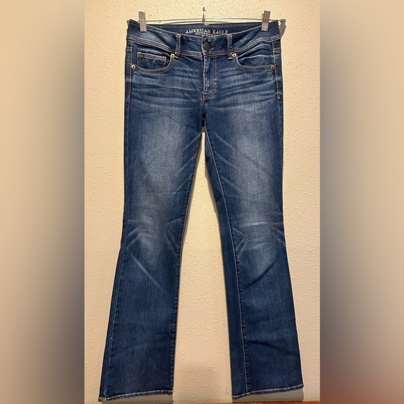 American Eagle Outfitters - Kick Boot - Super Stretch Jeans - Size 6L - EUC - Picture 1 of 8